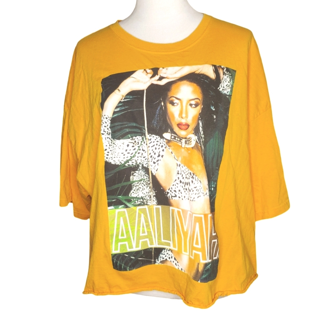 AALIYAH 100% Cotton Plus Size Graphic Tee